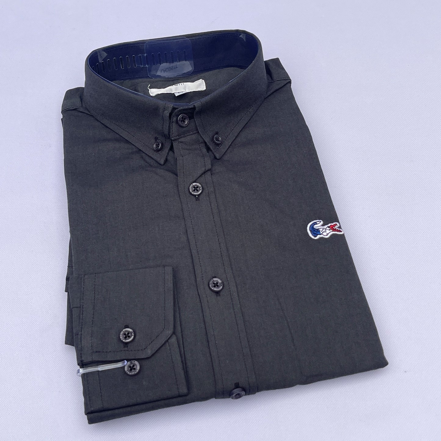 Men Custom Fit Midnight Oxford Shirt -LA5