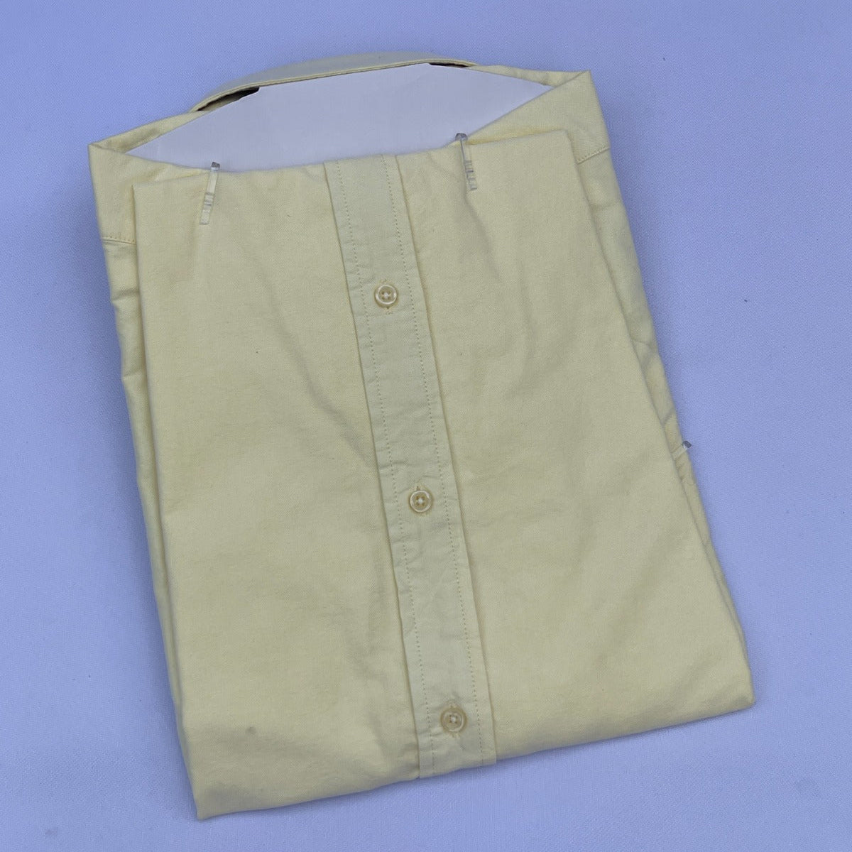 Cream Oxford Custom Fit Plain Short Sleeve