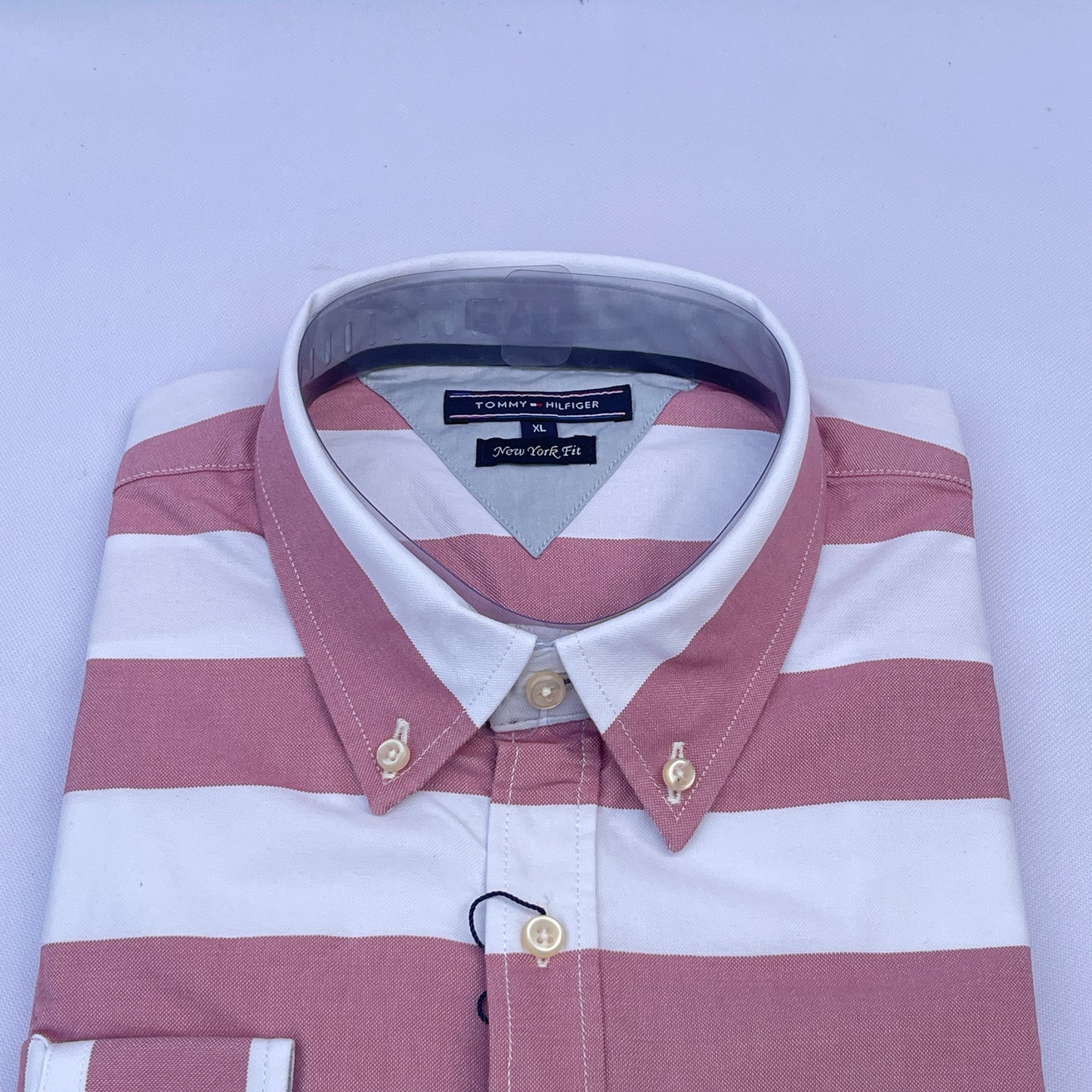 Pink Classic Oxford Custom Fit Long Sleeve