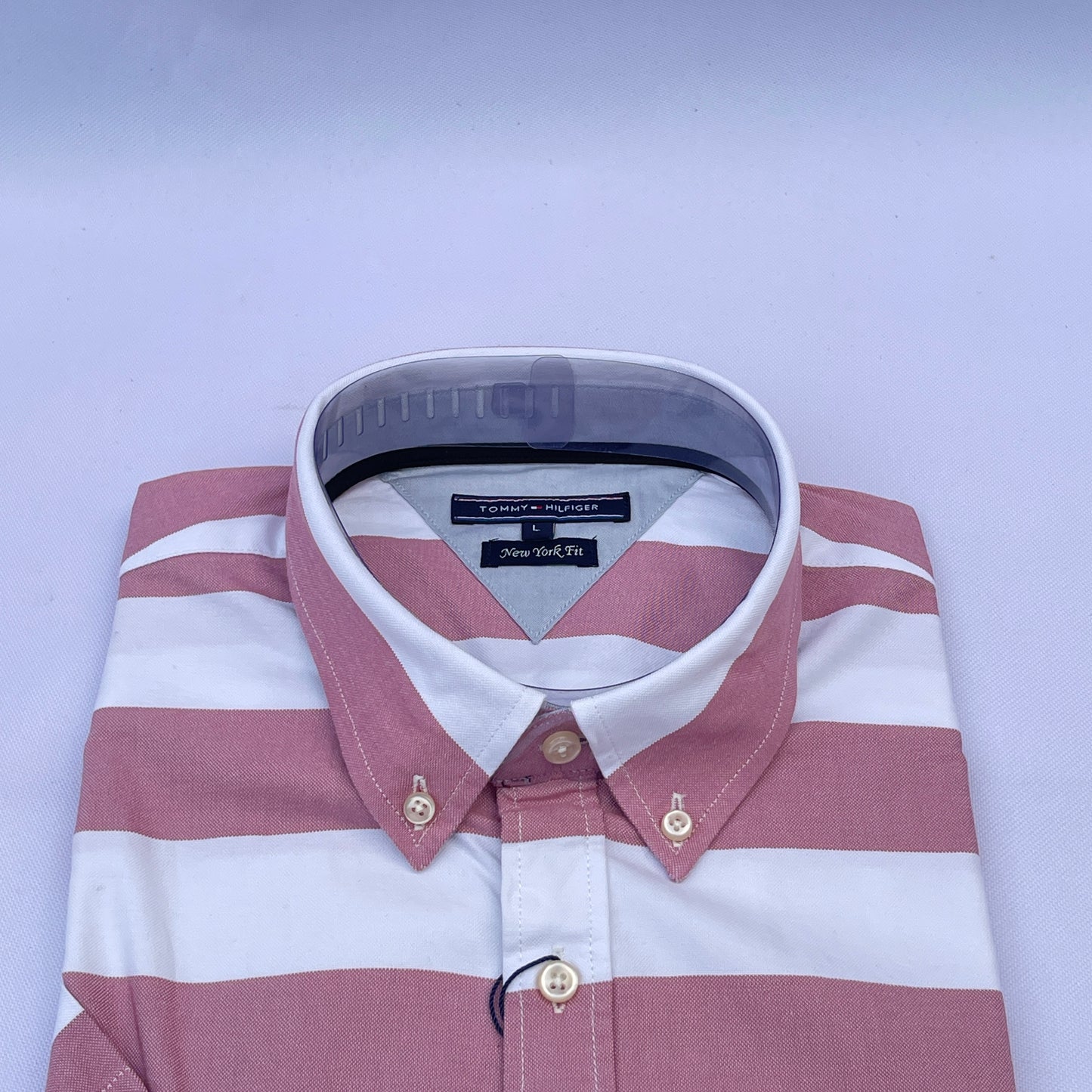 Pink Classic Oxford Custom Fit Short Sleeve