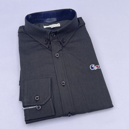Men Custom Fit Midnight Oxford Shirt -LA5