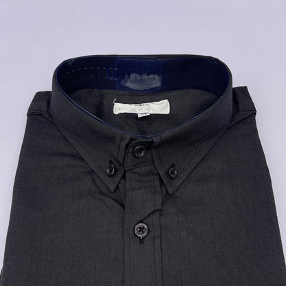 Men Custom Fit Midnight Oxford Shirt -LA5