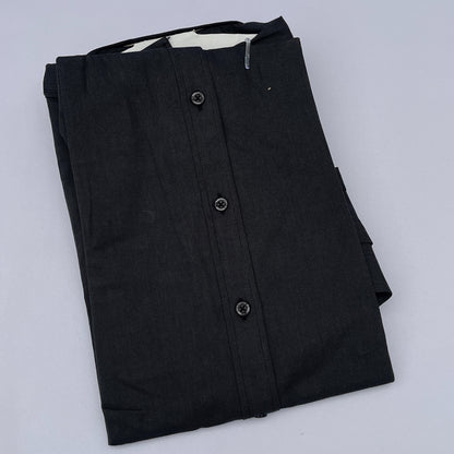Men Custom Fit Midnight Oxford Shirt -LA5