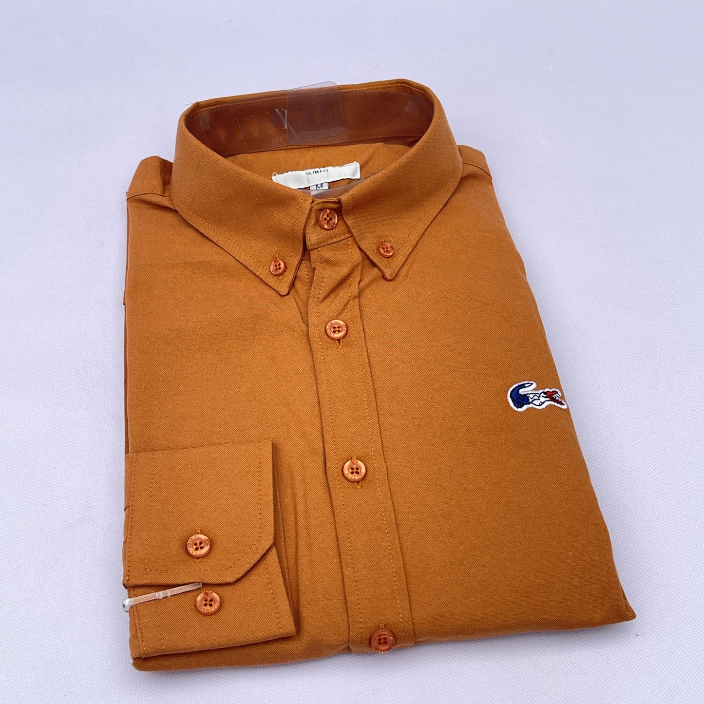 Men Custom Fit Amber Oxford Shirt