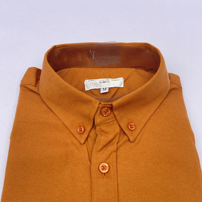Men Custom Fit Amber Oxford Shirt