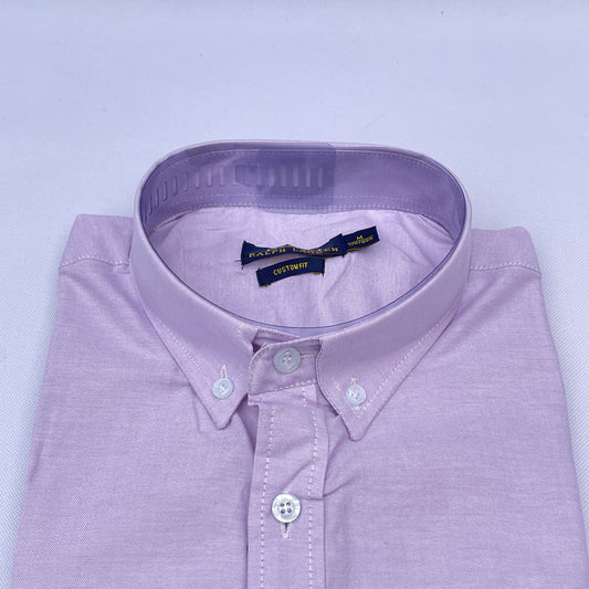 Men Custom Fit Lilac Oxford Shirt -PR7
