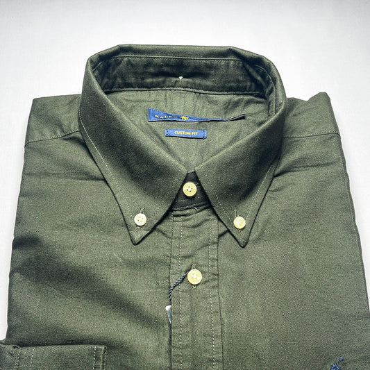 Men's Custom Fit Green Long Sleeve -PRL504