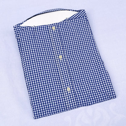 Classic Sapphire Check Custom Fit Long Sleeve
