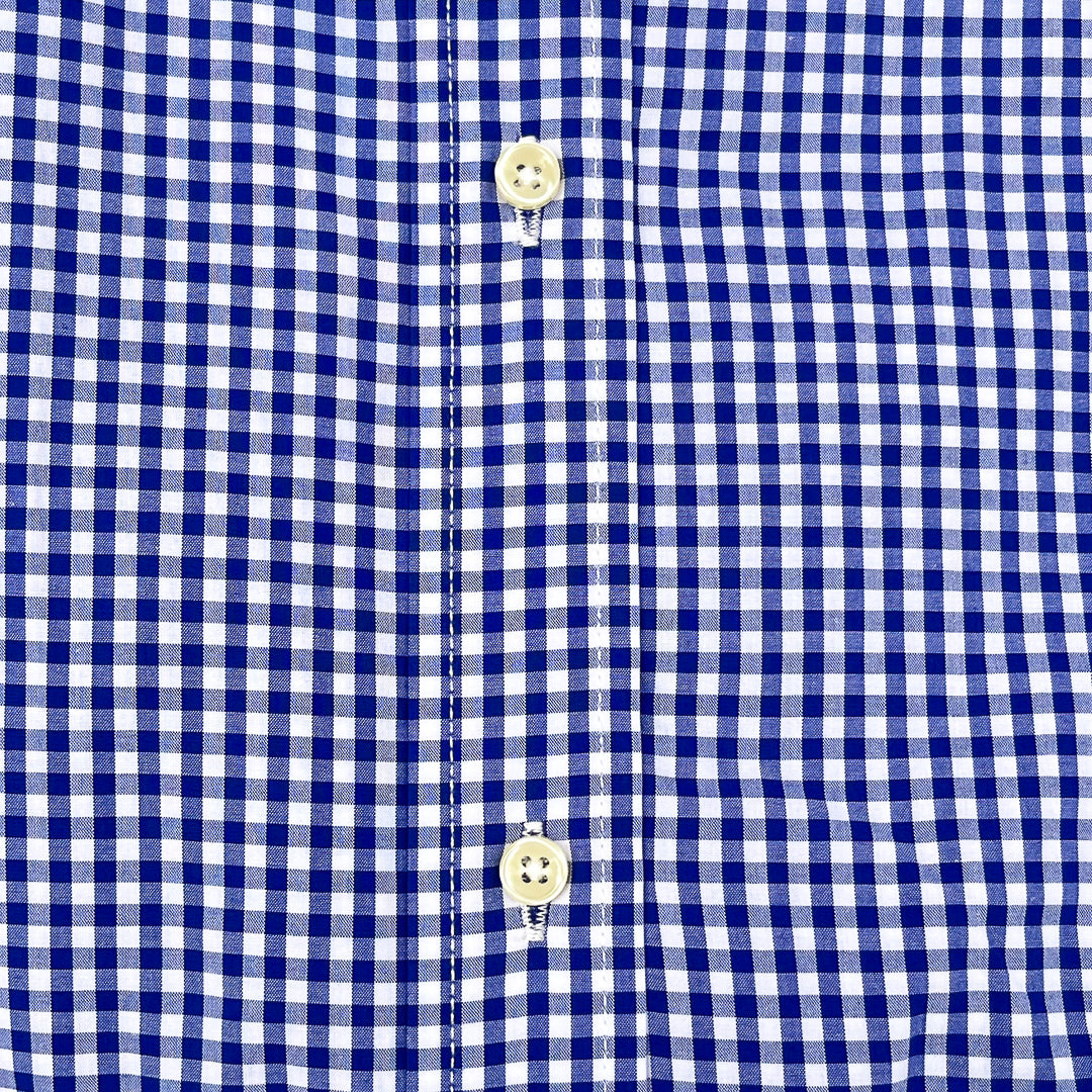 Classic Sapphire Check Custom Fit Long Sleeve