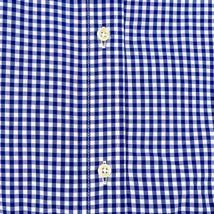 Classic Sapphire Check Custom Fit Long Sleeve