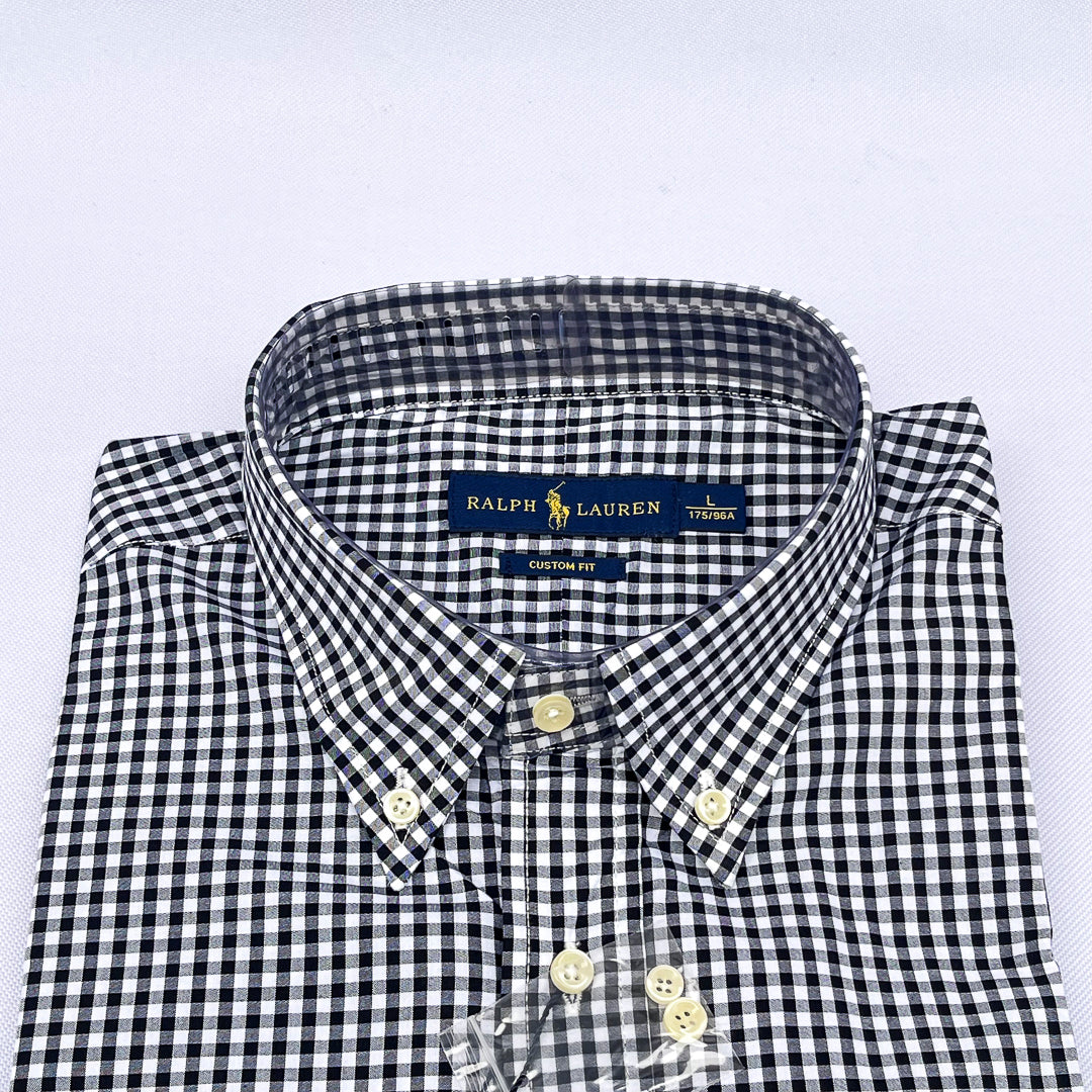 Classic Midnight Check Custom Fit Long Sleeve