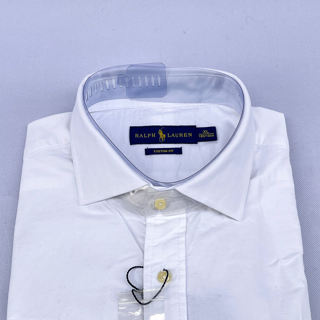 Classic White Custom Fit Long Sleeve