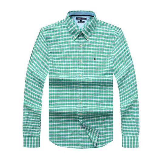 Emerald Mint Oxford Custom Fit Long Sleeve