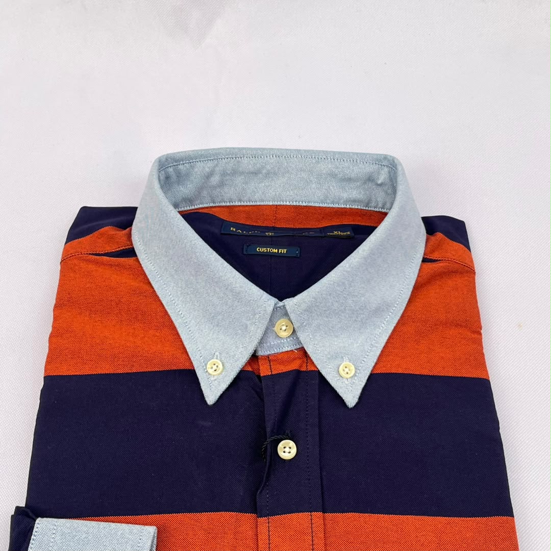 Terracotta Block Custom Fit Long Sleeve