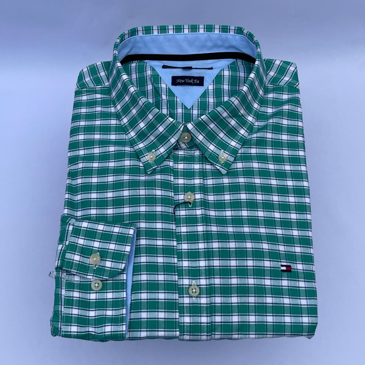 Emerald Mint Oxford Custom Fit Long Sleeve
