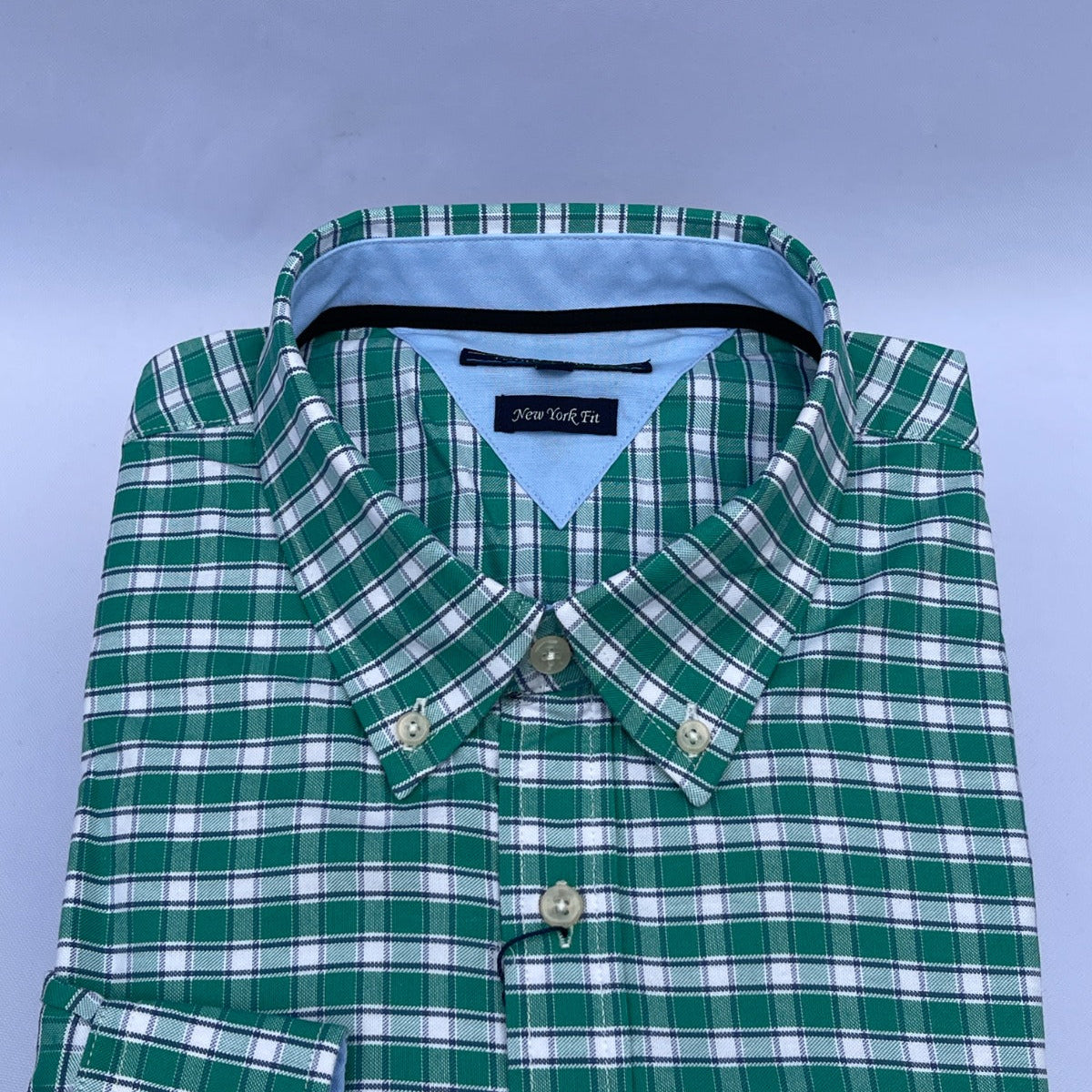 Emerald Mint Oxford Custom Fit Long Sleeve